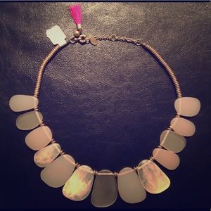 LOFT Oversized Stone Statement Necklace